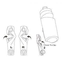 Birzman - Cleat Water Bottle Set - Bidon vélo -Cyclisme Soldes Magasin birzman cleat water bottle set bidon velo detail 3